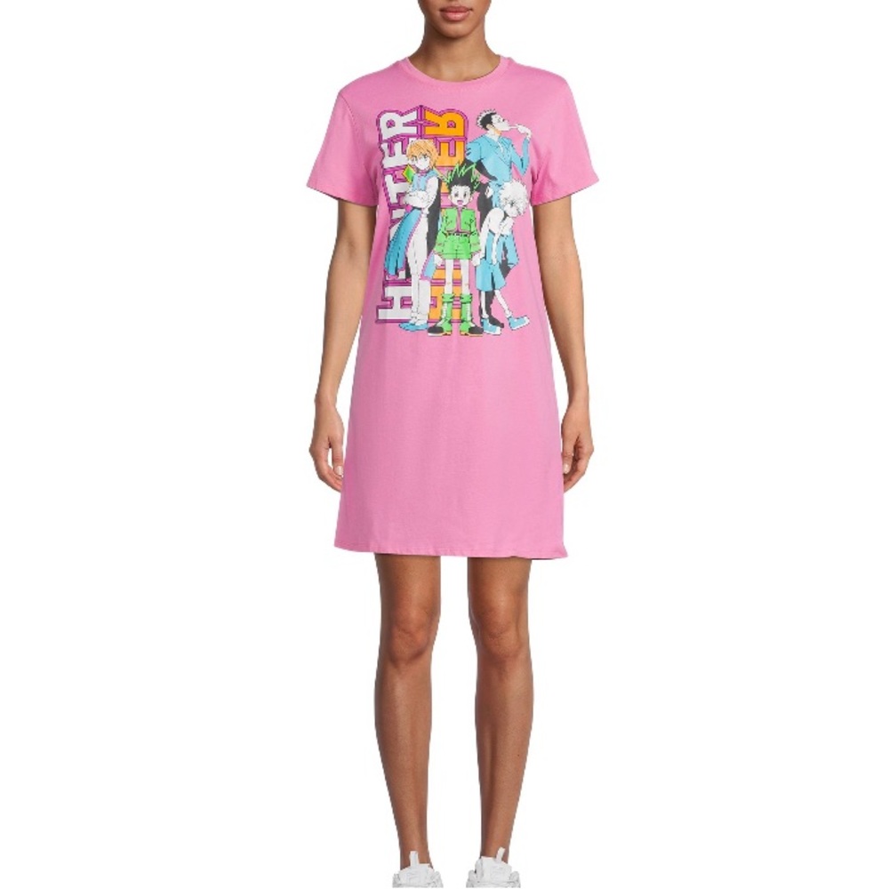Hunter x Hunter Juniors Graphic T-Shirt Dress Women’s Size 3XL